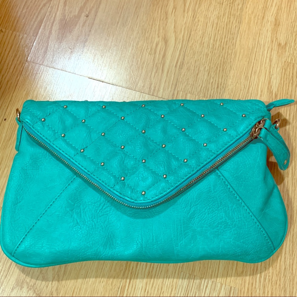 Francesca teal crossbody bag